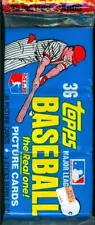 1981 Topps BASEBALL CARD Unopened CELLO Grocery Style Rack Pack MINT