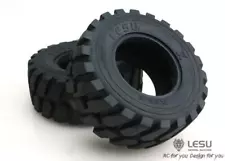 LESU 110MM Diameter 45MM Height Wheel Rubber Tyres for 1/15 Loader RC Model Car