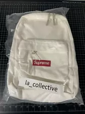 Supreme Canvas Backpack White FW20 sealed