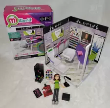 Miworld OPI Nail Manicure Pedicure Miniatures Polish Complete Extras Doll Lot