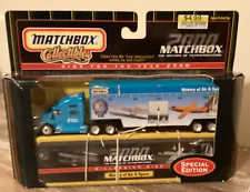 Matchbox 2000 Millennium Rigs Diecast History Of Air &Space Tractor Trailer Semi