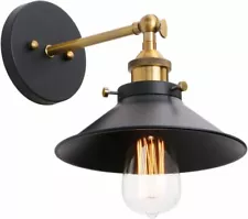 Industrial Wall Sconce 8.1" Cone Metal Shade Kitchen Living Room Light Fixtures