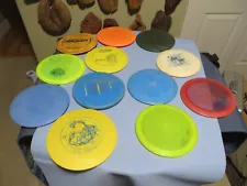 Lot of 12 Disc Golf Frisbee’s Vintage ALL USED PICS PLZ