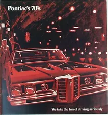 1970 Pontiac Bonneville Catalina GTO Grand Prix Lemans The Judge Sales Brochure