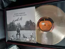 Gold Record Outlet George Harrison Signature 45 'All things must pass" LP w/COA