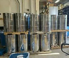 Used 55 gallon Stainless Steel Drum Barrel Thick 1.5mm Sanitary Bottom