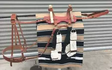 USA Built Sawbuck Pack Saddle w/ Nylon Latigos Double Rigging Horse Mule Packing