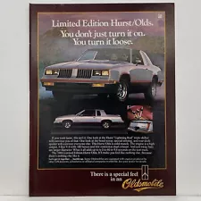 1984 Oldsmobile Print Ad Limited Edition Hurst Olds Lightning Rod Shifter 80s