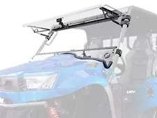 SuperATV Scratch-Resistant Flip Windshield for Kymco UXV 700i/ 2019+