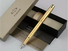 Perfect Gold Parker IM Series Classic Nib Fountain pens Fine Nib No Box