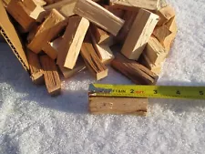 Seasoned Peach Wood for Grilling Smoking Barbecue Competition Size.