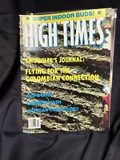 Various Vintage High Times Magazines Sept. 1980 - May 1989 Out of Print