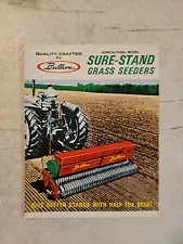 Original OEM Brillion Sure-Stand Grass Seeders Sales Brochure Form Number 51-F