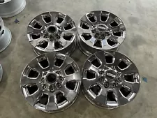 New Listing4 Ford F250 Factory 20” PVD Chrome Wheels 05 - 22 F350 Super Duty OE 96E