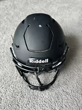 Matte Black Riddell Speedflex Football Helmet 2021 RecertifedAdult Size Medium