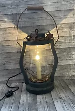 Antique Rustic Lantern Lamp