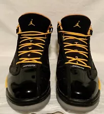 Air Jordan Dub Zero Mens Sz 10.5 Black Taxi Yellow White 311046-017 pre-owned