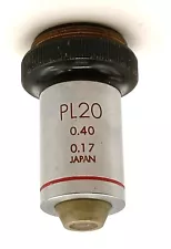 Olympus Microscope Phase Contrast Objective PL20x/0.40 (Positive, Low)