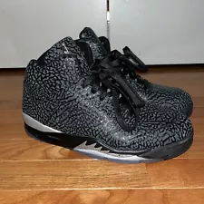 Air Jordan 3Lab5 Black / Metallic Silver Men's Size 10 599581-003