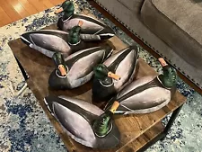 Lot of 6x Featherlites Inflatable Duck Decoys By Cherokee Sports.