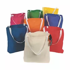 Medium Canvas Tote Bag Assortment, Apparel Accessories, 50 Pieces