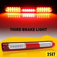 2Set For Ford F-150 Heritage F250 Excursion Third Brake Light LED Lamp Clear Len (For: 1997 F-250)