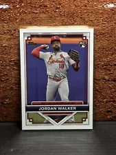 2023 Topps Flagship Collection Jordan Walker Rookie RC Cardinals Costco Card #43