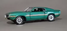 1969 Shelby GT500 Mustang Cobra Silver Jade Fastback 1:18 Ertl diecast 2005 RC2