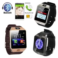 Bluetooth Smart Watch w/Camera Waterproof Phone Mate For Android LG iPhone 2024