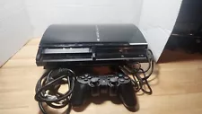 PlayStation 3 Fat Console 80GB CECHE01 Backwards Compatible Check Photos Works