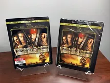 Pirates of the Caribbean (4K UHD+Blu-ray+Digital+*MINT*Slipcover) Factory Sealed