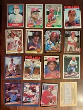 Lot 29 Different Phillies Autographed Baseball cards