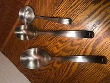 3 Piece WEIGHT WATCHER Stainless Portion Control Spoon/Ladle Set 1/4-1/2-1 Cup