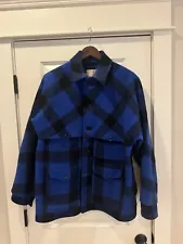 Rare Vintage 1997 Filson Double Mackinaw Cruiser in Cobalt, Size 44 Men's L Wool