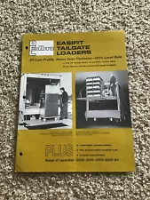 DEL dbro tailgate loaders for commercial trucks, sales information.