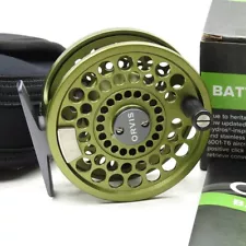 Orvis Battenkill Disc III Fly Reel. Green. W/ Box & Case.