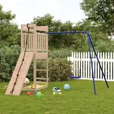 Outdoor Playset Solid Wood Pine - Durable and Fun Playground Equipment