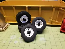 2-Hole Budd Style Wheels for 1/14th Scale Semi Trucks with Hardware!