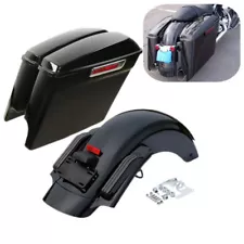 5" Stretched Saddlebags & Rear Fender Fit For Harley CVO Street Road Glide 14-24 (For: More than one vehicle)