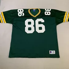 Vintage Green Bay Packers Jersey Mens Size 56 Green Antonio Freeman Champion 90s