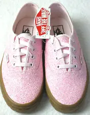 Vans Women's Authentic Ice Cream Cone Glitter Pink Gum Bottom Shoes Size 7.5