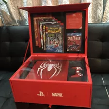 Grail Rare Marvel Spiderman PS4 PlayStation Pro Limited Edition Bundle 5 Comics