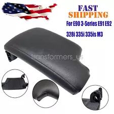 For 2006-2011 BMW E92 328i 335i 335is M3 Center Console Armrest w/Plastic Black