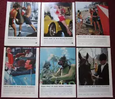 Lot of 50 Diff 'What Sort of Man Reads Playboy Magazine' Full Page Print Ads