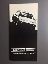 1985 Merkur XR4Ti Reference Guide Sales Brochure RARE!! Awesome L@@K