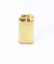 ð Vintage Dunhill 24k Gold Plated Ribbed Lighter - England - Barley Design ð