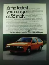 1984 Volkswagen Scirocco Ad - Fastest You Can Go