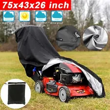 Waterproof Lawn Mower Cover Heavy Duty UV Protector for Push Mower Universal Fit