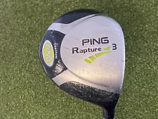 PING Rapture Titanium 14* 3 Wood RH Ping TFC 909F Stiff Graph (R4179)