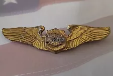 Rare Vintage 1939 Gold Plated Harley Davidson Pin ONLY ONE ON EBAY